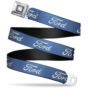 Ford Buckle Down Starburst Blue Seatbelt Belt